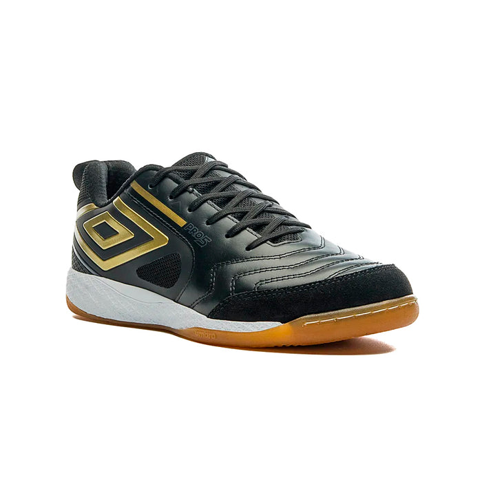 U01FB041-198 Umbro Calzados Indoor Unisex Futbol Pro 5 Bump Negro/Dorado/Periscope