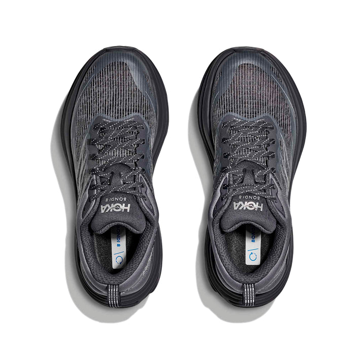 1155391-CYG HOKA CALZADOS DEPORTIVOS MASCULINO RUNNING BONDI 8 TS CAGED CHARCOAL GREY/GREY SKIES