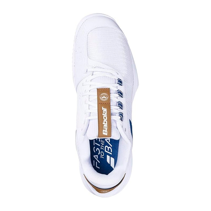 3A0S25C946-1097 BABOLAT CALZADOS DEPORTIVOS MASCULINO TENIS JET TERE 2 SAND GRASS WIMBLEDON WHITE/BLUE NAVY