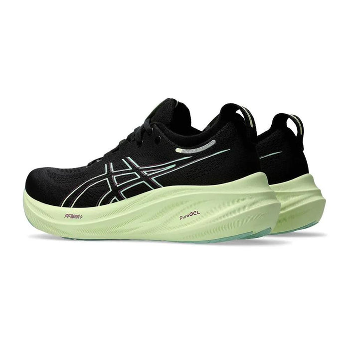 Asics Deportivos Femenino Running Gel Nimbus 26 Black/Cool Matcha