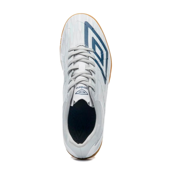 U01FB00236-287 Umbro Calzados Indoor Unisex Futbol Ultimate White/Ice Flow/Navy