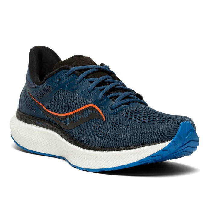 Saucony Running Masculino Hurricane 23 Space/Royal/Fire