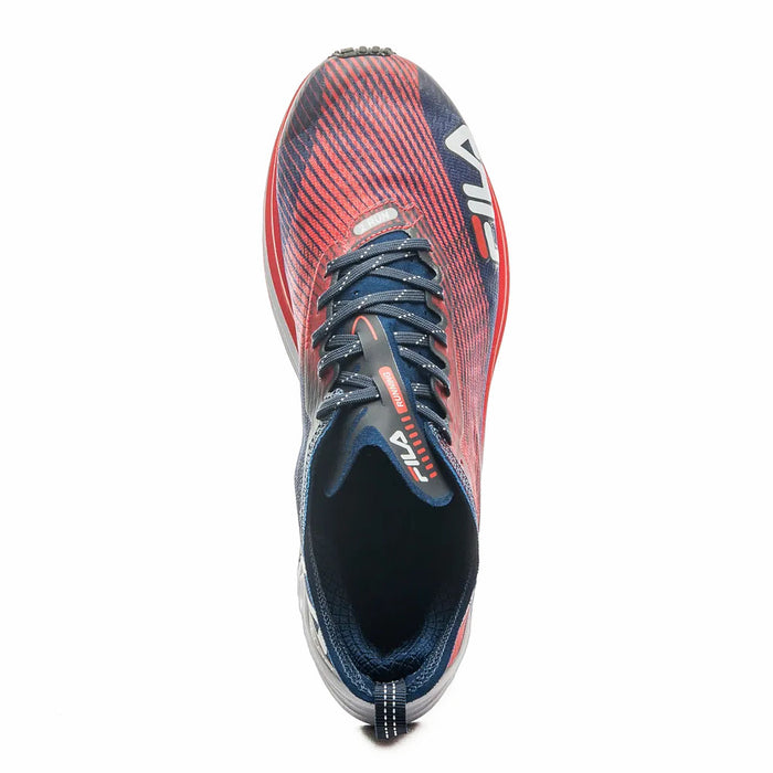 F01R00059-3836 FILA CALZADOS MASCULINO RUNNING RACER CARBON TRI ROJO/MARINO/BLANCO