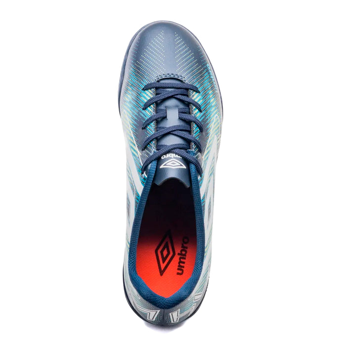 U01FB00329-723 Umbro Calzados Society Masculino Futbol Heatmap Marino/Blanco/Azul