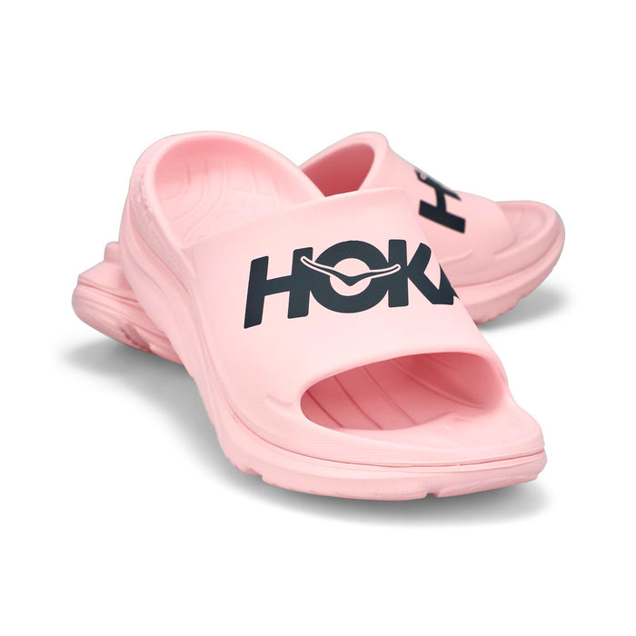 1155154-CNTN HOKA CALZADOS ZAPATILLAS FEMENINO TRAINING ORA ATHLETIC SLIDE CARNATION/BLACK