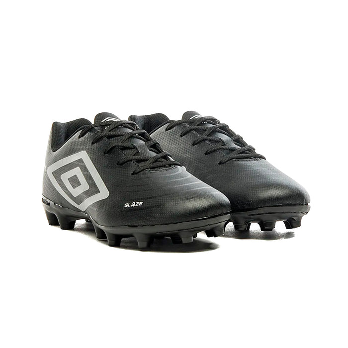 Umbro Campo Masculino Futbol Glaze Negro/Plata/Blanco