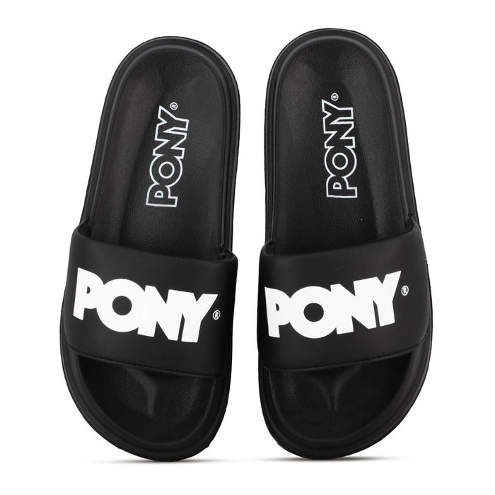 BROOKLYN-1-3 PONY CALZADOS LIFESTYLE FEMENINO MODA BROOKLYN 1 3 BLACK/WHITE