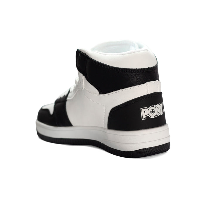 BAP2502H-L-01 PONY CALZADOS LIFESTYLE FEMENINO MODA CENTRAL SPRINT WHITE/BLACK