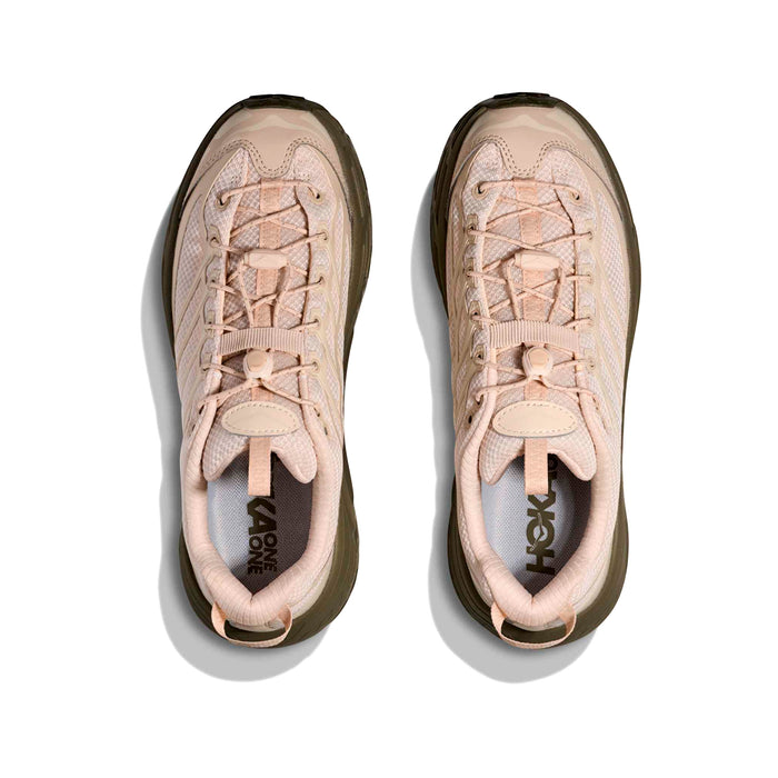 1141572-OLY HOKA CALZADOS DEPORTIVOS FEMENINO TRAIL MAFATE THREE2 OATMILK/EUCALYPTUS