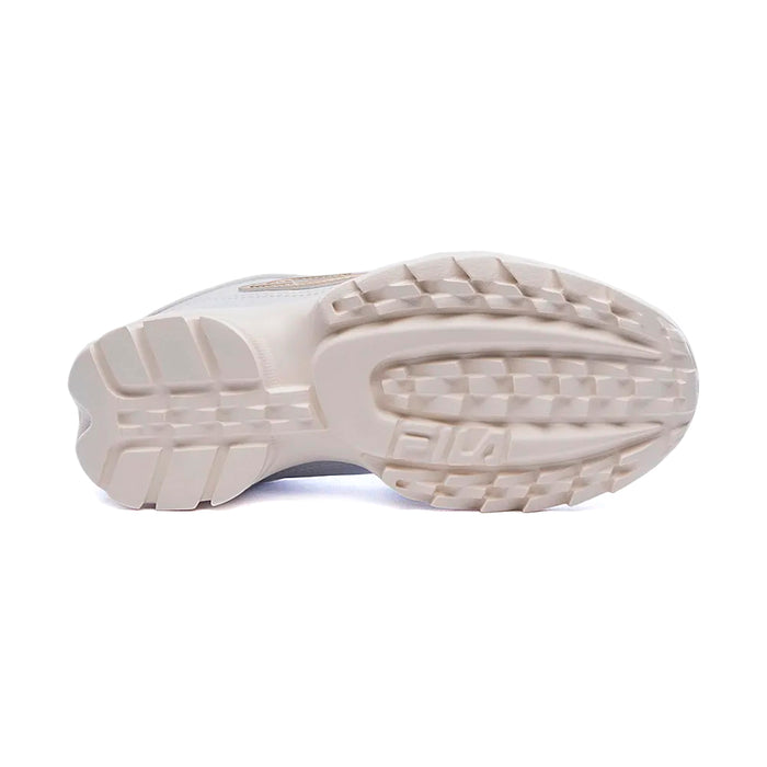 Fila Heritage Niños Moda Disruptor Beige/Oro/Blanco
