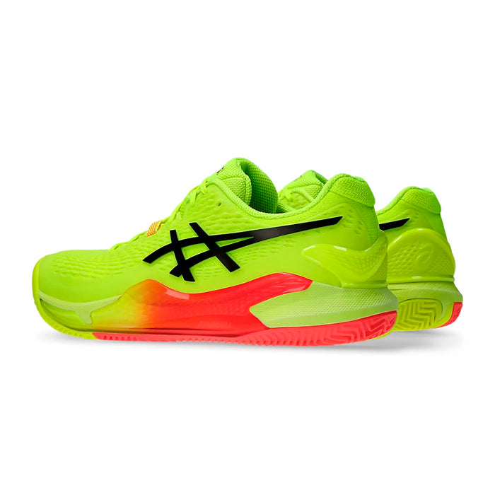 Asics Deportivos Masculino Tenis Gel Resolution 9 Clay Paris Safety Yellow/Black
