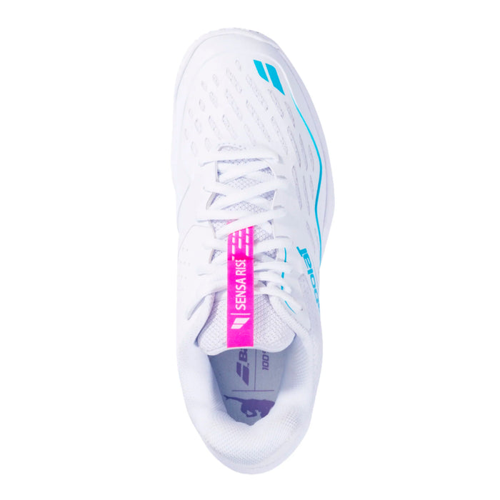 3A1F25C950-1045 Babolat Calzados Deportivos Femenino Padel Sensa  Rise White/Rhodamine  Red