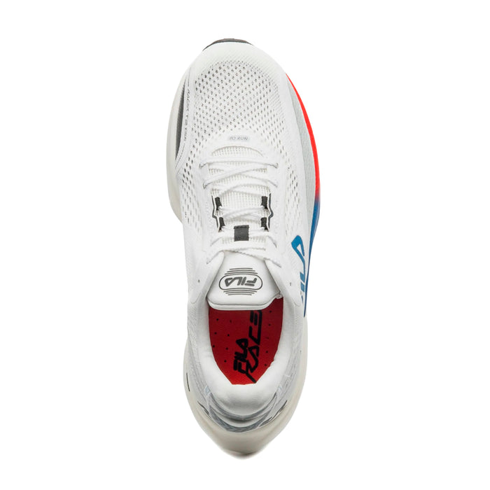 F01R00098-6780 FILA CALZADOS DEPORTIVOS MASCULINO RUNNING RACER T2 XTREME WHITE/FEDERAL BLUE/FLAME SCARLET