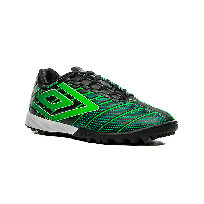 Umbro Society Masculino Futbol Velocita Elixir Club Negro/Alexandrite/Verde