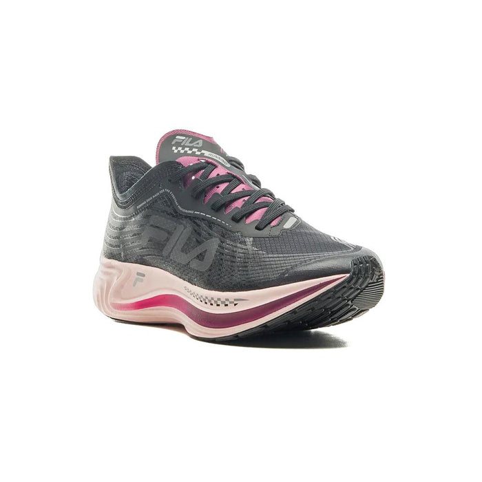 Fila Femenino Running Racer Carbon Negro/Pink/Bordo