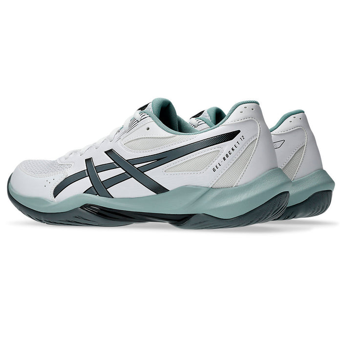 1071A116.105 Asics Calzados Deportivos Masculino Voley Gel-Rocket 12 White/Steel Grey
