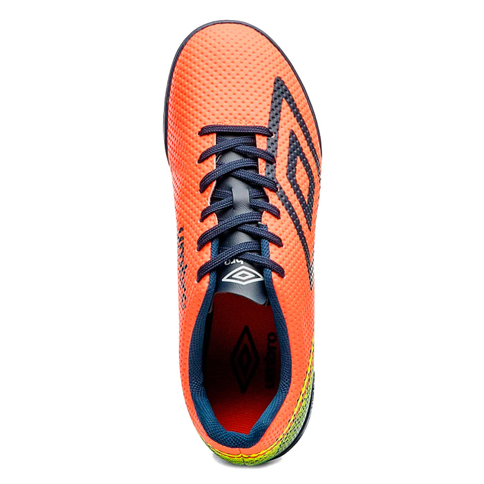 U01FB00248-076 Umbro Calzados Society Masculino Futbol Force Coral/Marino/Lima