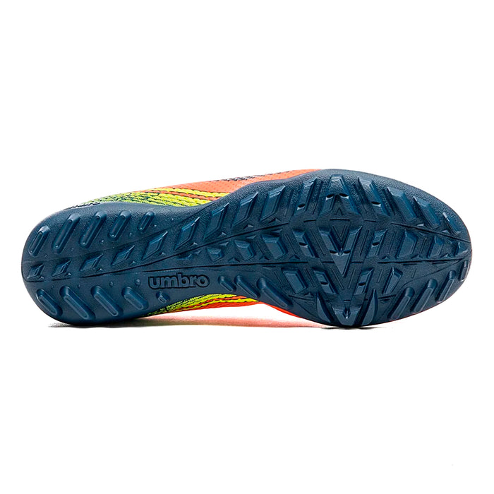 U01FB00248-076 Umbro Calzados Society Masculino Futbol Force Coral/Marino/Lima