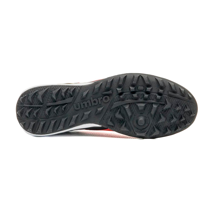 U01FB00347-410 Umbro Calzados Society Masculino Futbol Fifty VI Rojo/Negro/Blanco