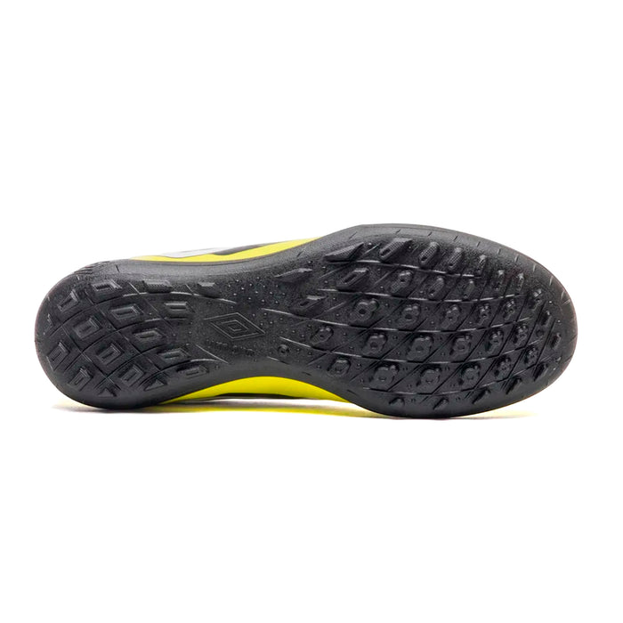 U01FB00249-612 Umbro Calzados Society Masculino Futbol Action Lima/Negro/Blanco