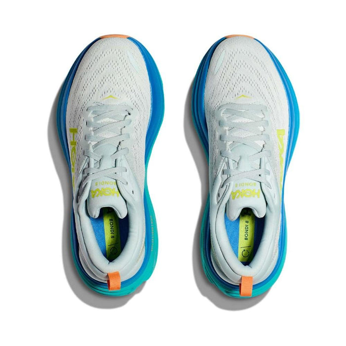 Hoka Running Masculino Bondi 8 Ice Flow/Bit Of Blue