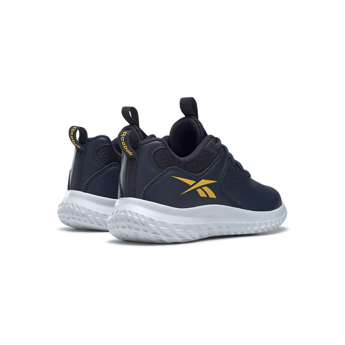 HP4789  REEBOK CALZADOS RUNNING NIÑOS RUSH RUNNER 4.0 SYN VECTOR NAVY/VECTOR NAVY/ALWAYS YELLOW