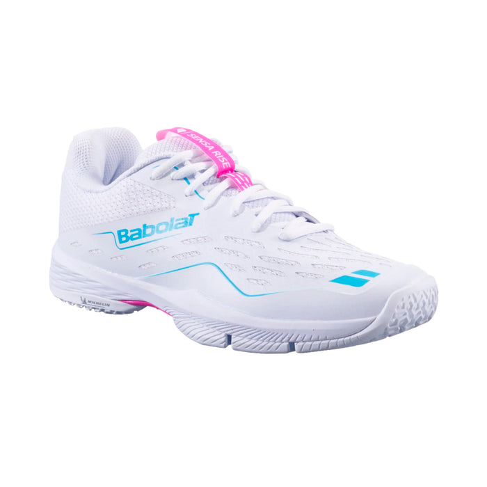 3A1F25C950-1045 Babolat Calzados Deportivos Femenino Padel Sensa  Rise White/Rhodamine  Red