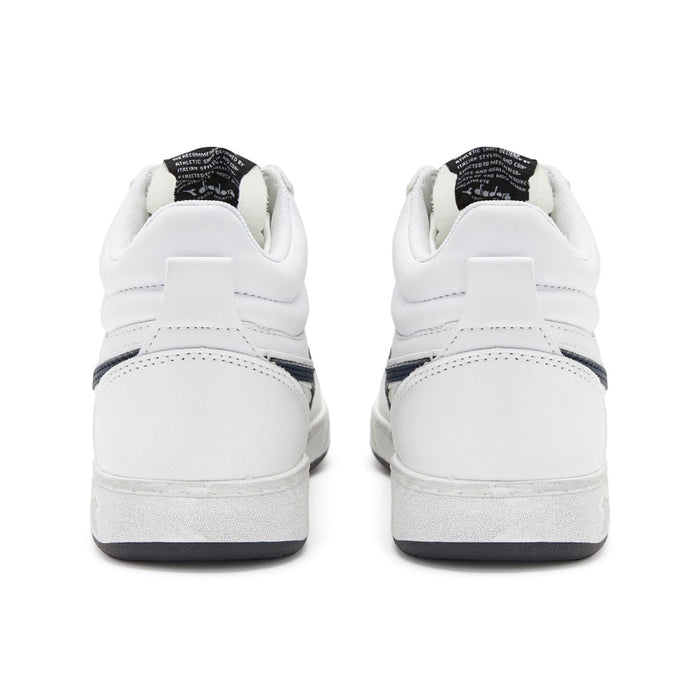 501.179297-C0445 DIADORA CALZADOS UNISEX MAGIC BASKET DEMI ICONA WHITE/BLUE CASPIAN SEA