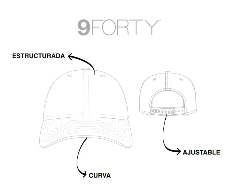New Era Gorros 9Forty Unisex Cartoon Soccer Argentina