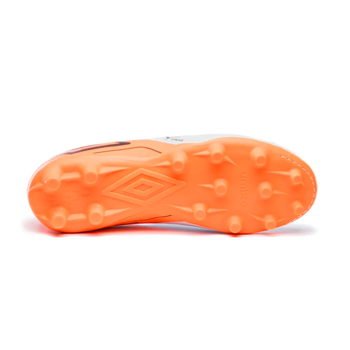 U01FB00322-261 Umbro Calzados Campo Masculino Futbol Fifty VI League White/Orange/Black