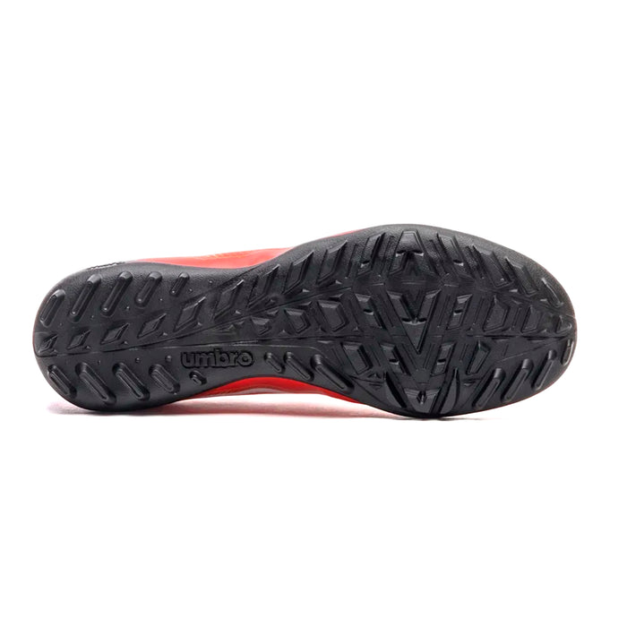 U01FB00329-462 Umbro Calzados Society Masculino Futbol Heatmap Rojo/Naranja Fluor/Blanco