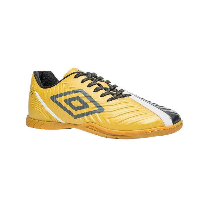 U01FB044-912 Umbro Calzados Unisex Futbol Indoor Fifty IV Dorado/Negro/Blanco