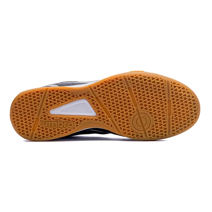 U01FB00220-129 Umbro Calzados Indoor Masculino Futbol X Comfort Negro/Blanco/DoradO