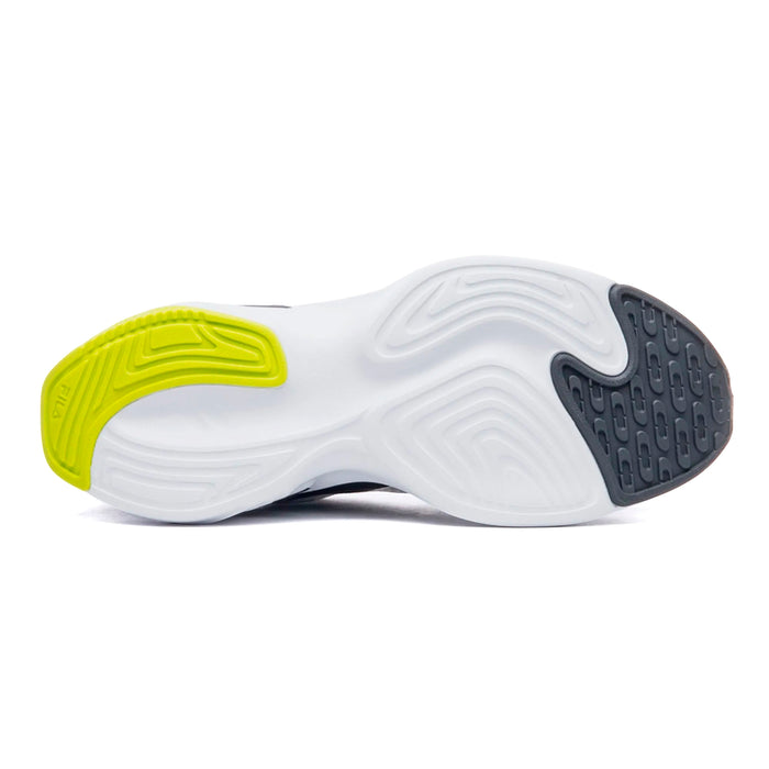 11J728X-6680 FILA CALZADOS DEPORTIVOS MASCULINO RUNNING RECOVERY WHITE/BLACK/ACID LIME