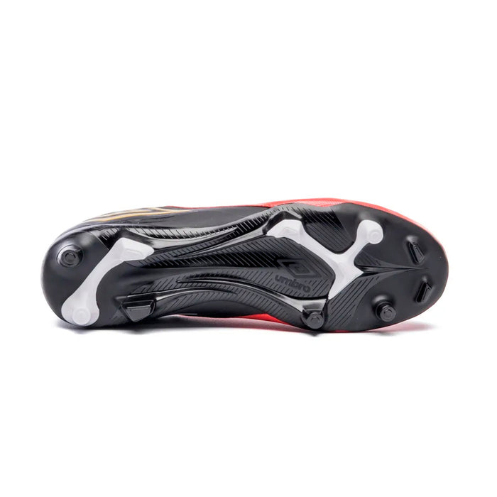 U01FB00313-410 Umbro Calzados Campo Masculino Futbol Fifty VI Flame Scarlet/Black/White