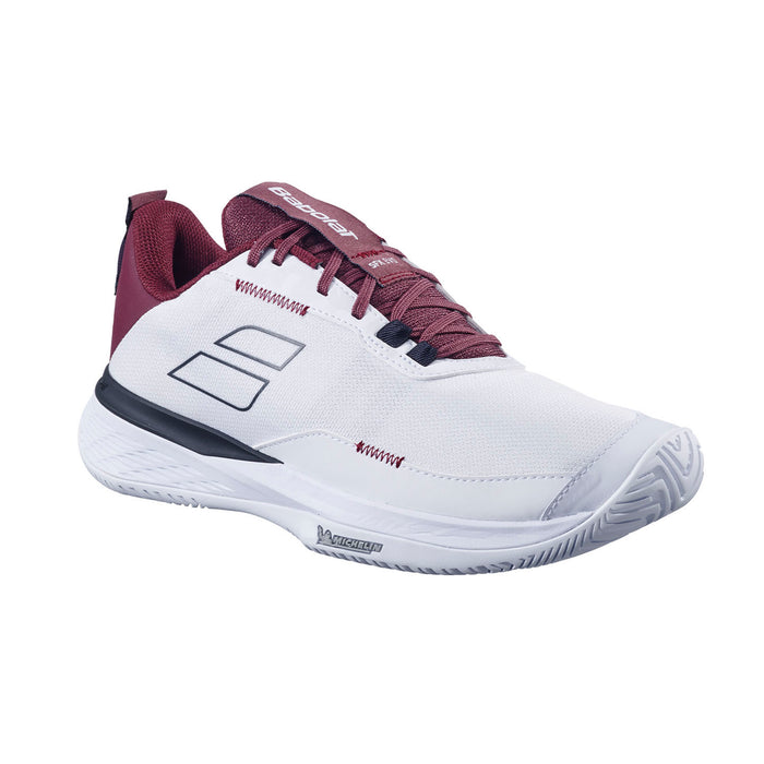 3A0F25A925-1109 BABOLAT CALZADOS DEPORTIVOS MASCULINO TENIS SFX EVO CLAY WHITE/PORT ROYALE