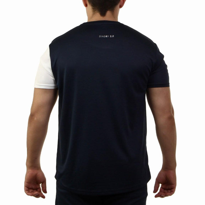 Diadora Masculino Dry_Fit_T-shirt_With Navy/White
