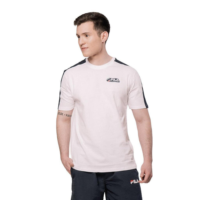 Fila T-Shirt Masculino Ivan White/Peacoat