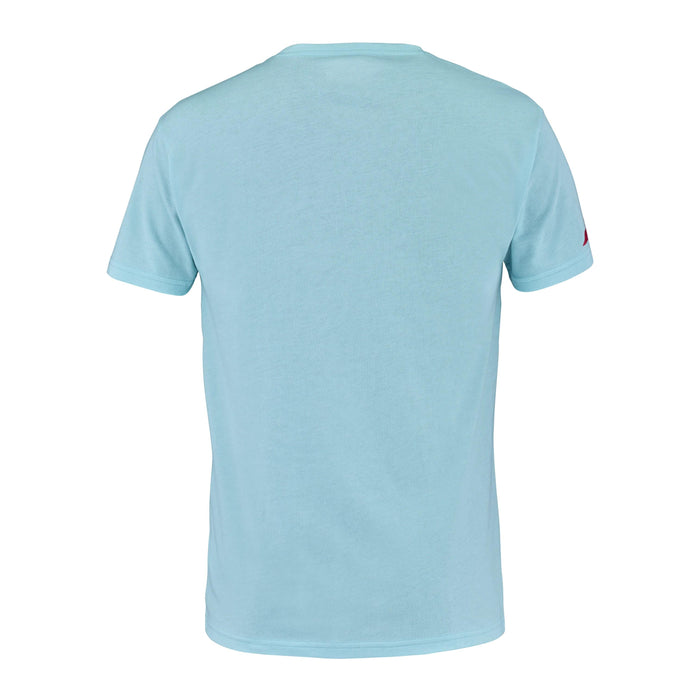Babolat Padel T-Shirt Masculino Padel_Cotton_Tee Angel_Blue_Hthr