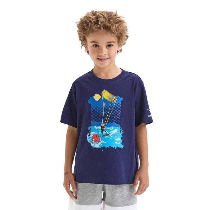 Diadora Remeras Junior T-Shirt_Ss_Bounce Classic_Navy