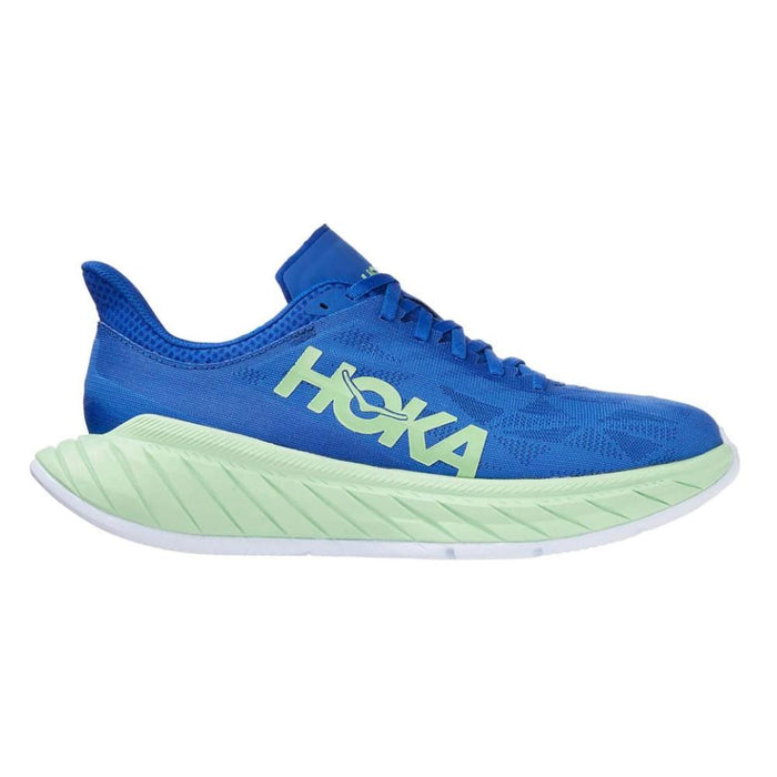 Hoka Running Masculino Carbon_X2 Dazzling_Blue/Green_Ash