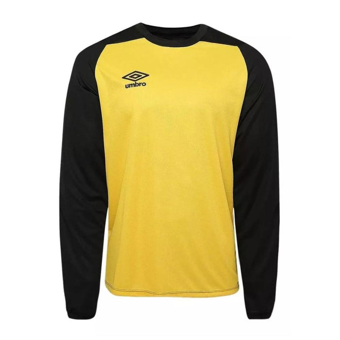 Umbro Masculino T-Shirts_Long_Sleeves Gol_M/L_Blast Black/Yellow