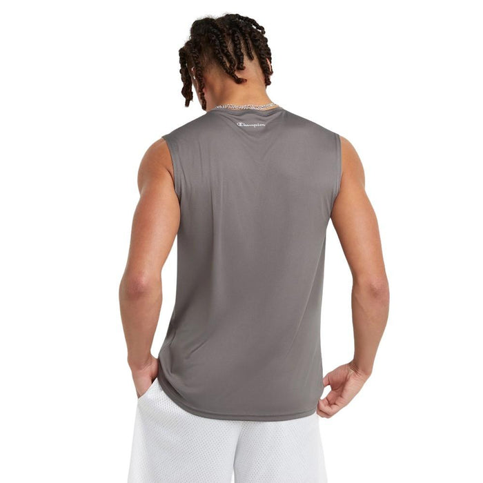 Champion Muscle Masculino Double Dry Muscle Stone Gray